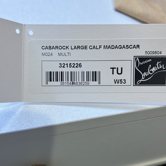 Christian Louboutin cabarock large calf Madagascar - Picture 13 of 13